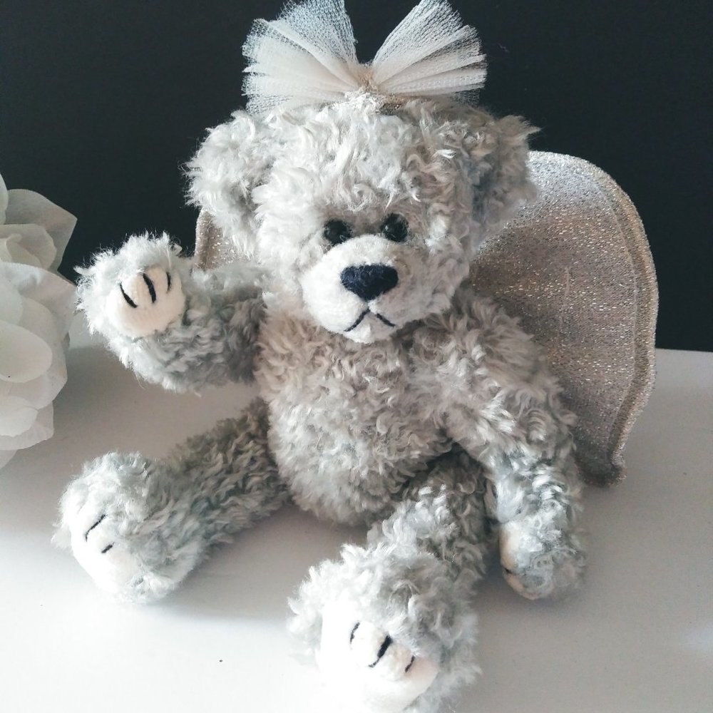 TY Fairy Boucle Stuffed Bear Articulated